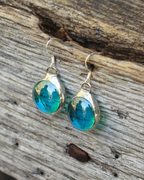 Flathead Teal Earrings