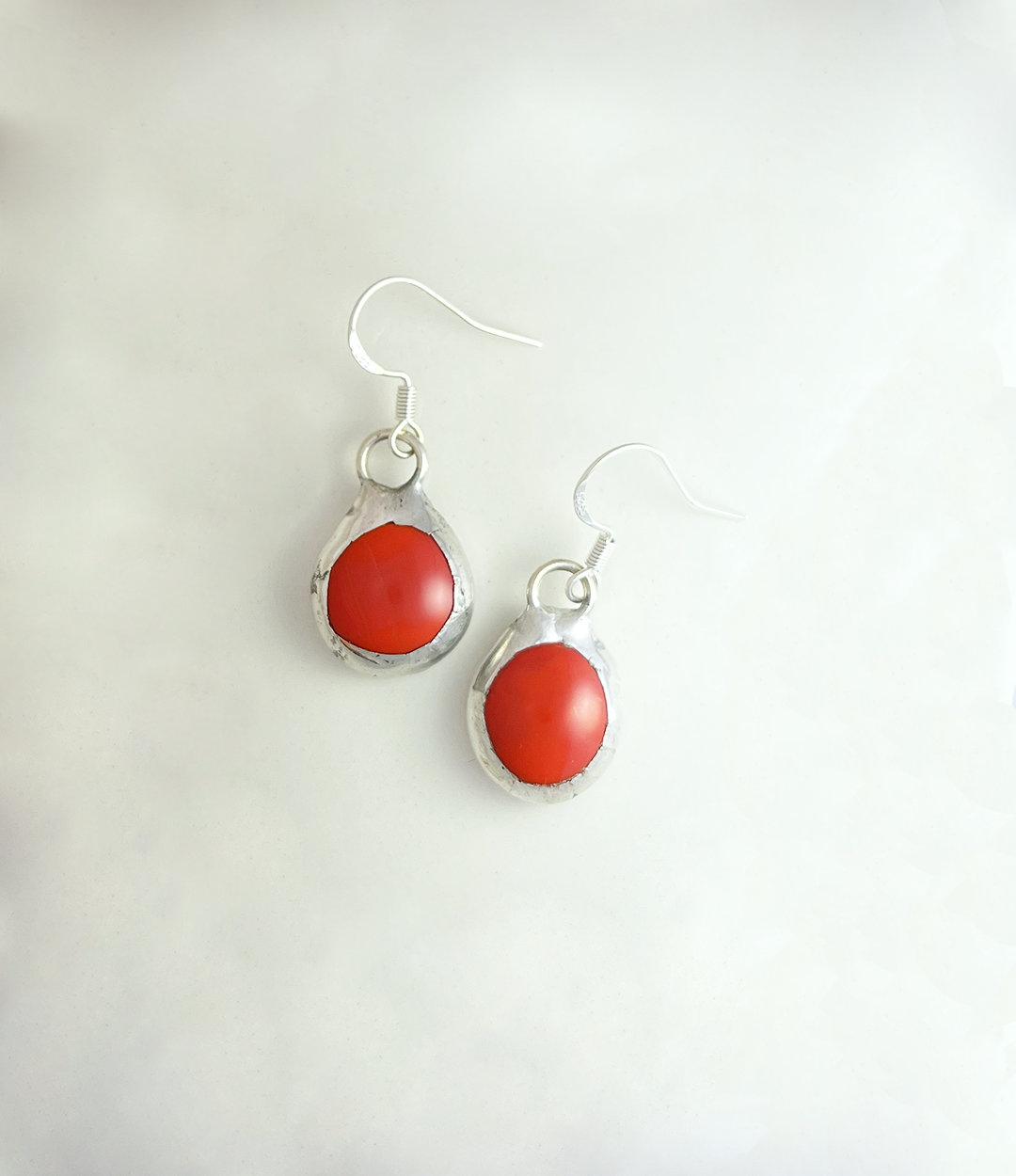 Barn Red Earrings